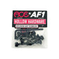 Ace AF1 Skateboard Hollow Bolts With Grippers Allen 1"
