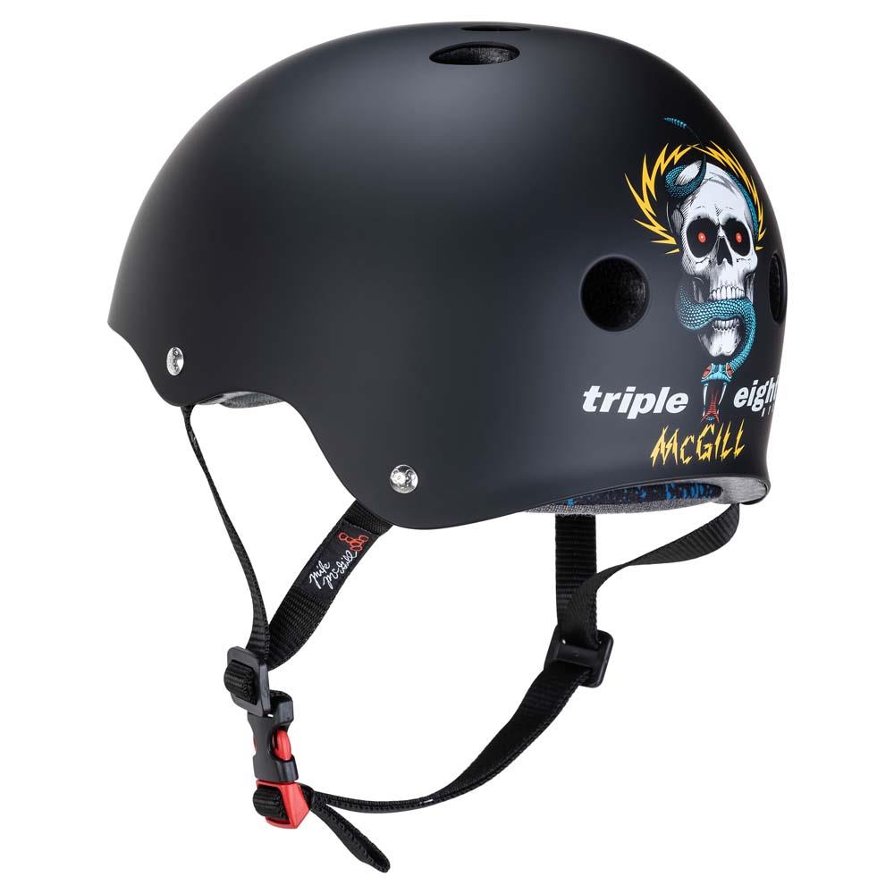 Triple 8 Skateboard Helmet Sweatsaver Certified Mike McGill