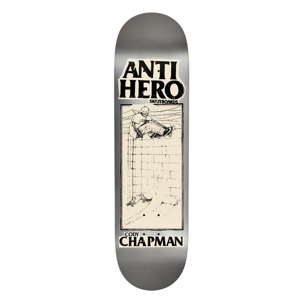 Antihero Chapman Lance Mountain Art Skateboard Deck Silver 8.32"