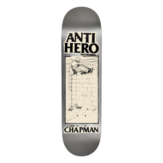 Antihero Chapman Lance Mountain Art Skateboard Deck Silver 8.32"