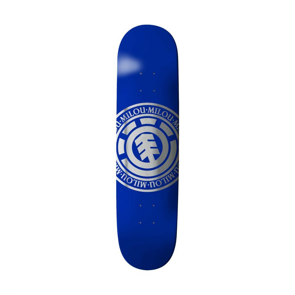Element Pro Skateboard Deck Blue Moon Vincent Milou Blue Chrome 8.25"