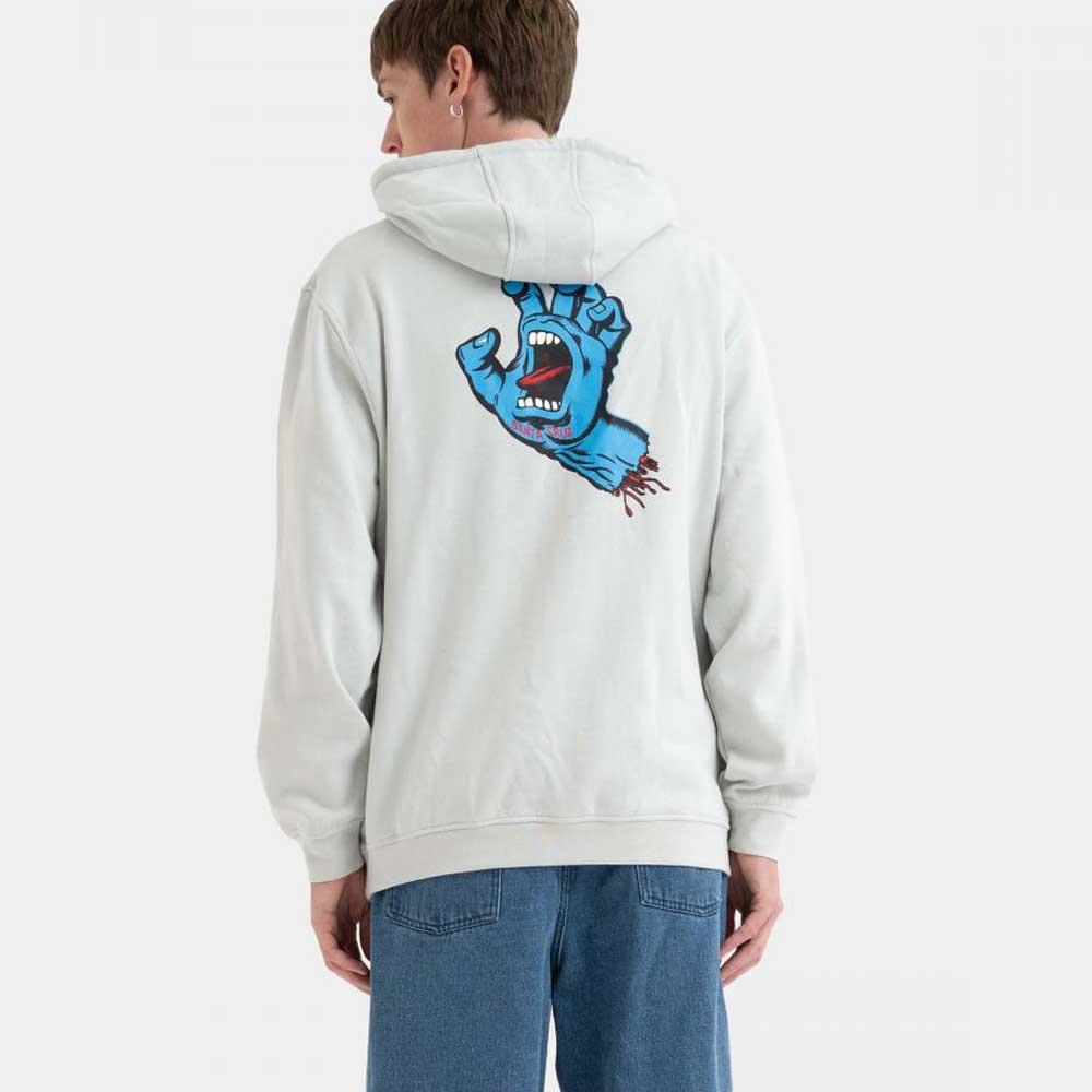 Santa Cruz Screaming Hand Chest Hooded Sweatshirt Mist