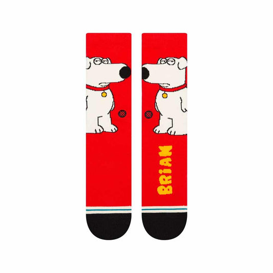 Stance Socks Family Guy Brian The Dog Red Large