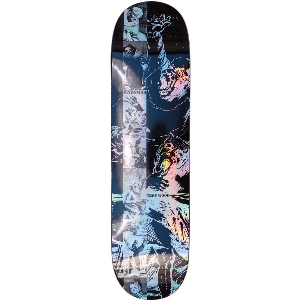 Madness Trey Downward Super Sap Skateboard Deck Wood Holographic 8.25"