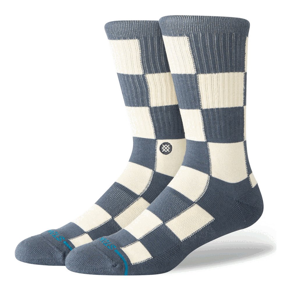 Stance Chaturanga Crew Socks Turbulence Large Uk7-11