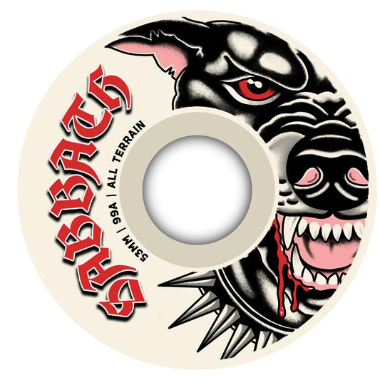 Sabbath Skateboard Wheels Hell Hound 53mm 99A Slim