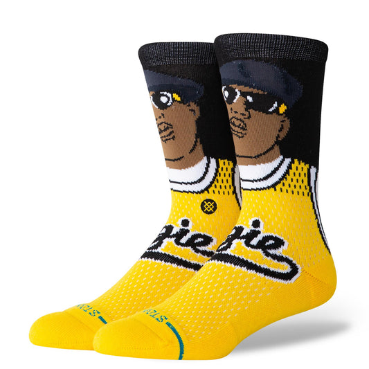 Stance Socks x The Notorious B.I.G Juicy Crew Yellow Large UK7 to UK11