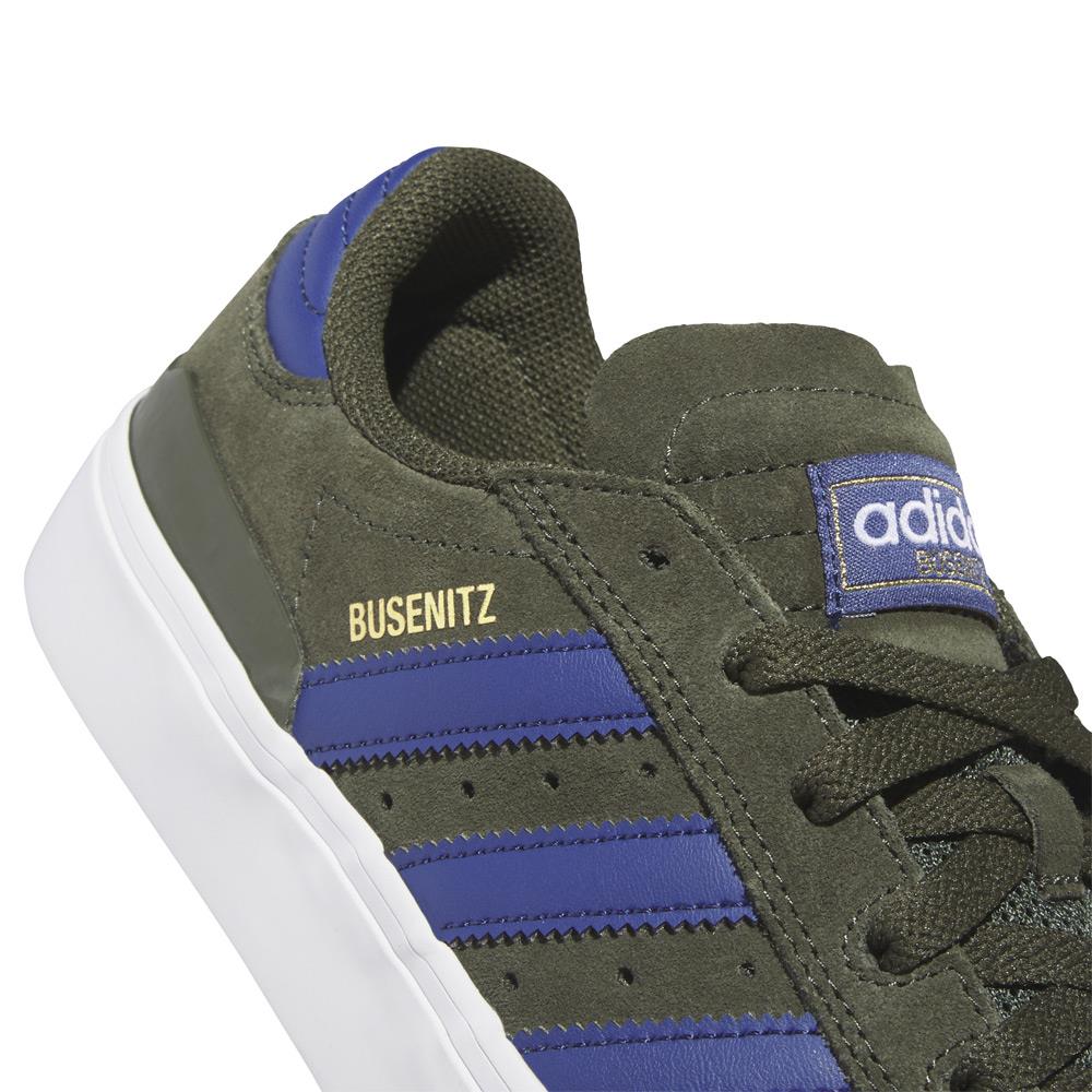 Adidas Skateboarding Busenitz Vulc II Skate Shoes Night Cargo Muted Purple Cloud White