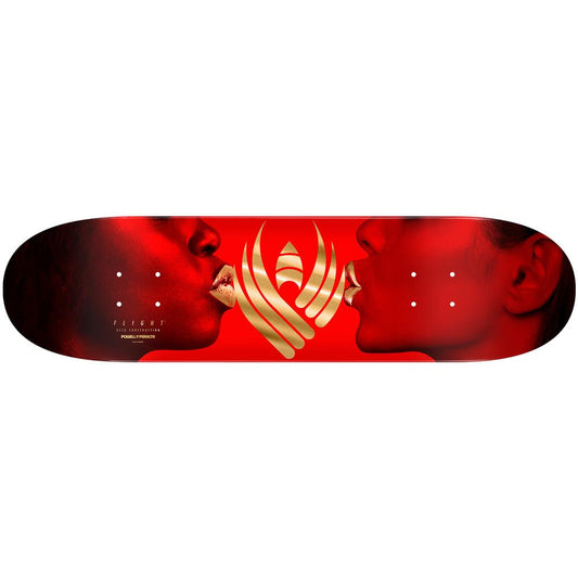Powell Peralta KISS Flight Skateboard Deck Red Gold Foil 8.0"