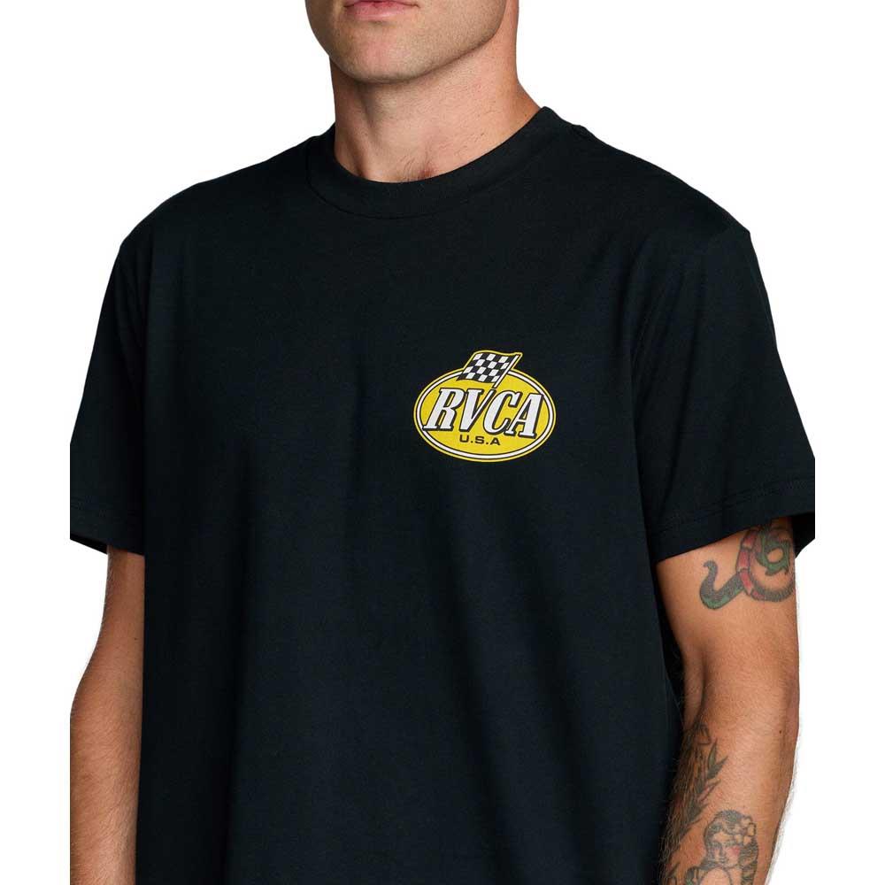 RVCA Speed Check Short Sleeve T-Shirt Black