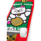 Enuff Lucky Cat Complete Skateboard 92A Medium Wheels Red 8"