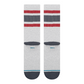 Stance Boyd Pop Stitch Crew Socks Heather Grey Large Uk7-11