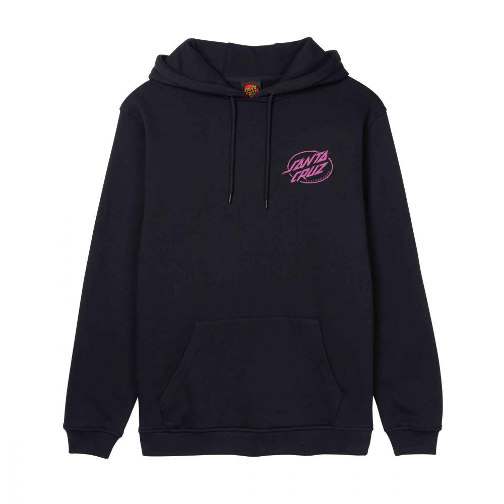 Santa Cruz Skateboards Hooded Sweatshirt Wooten Cyber Black