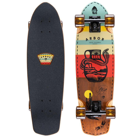 Arbor Cruiser Complete Skateboard Jess Mudgett Pocket Rocket Multi 27"