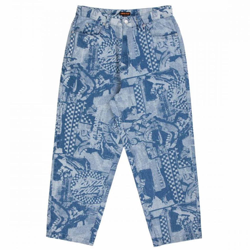 Santa Cruz Big Pants Stonewash Collage