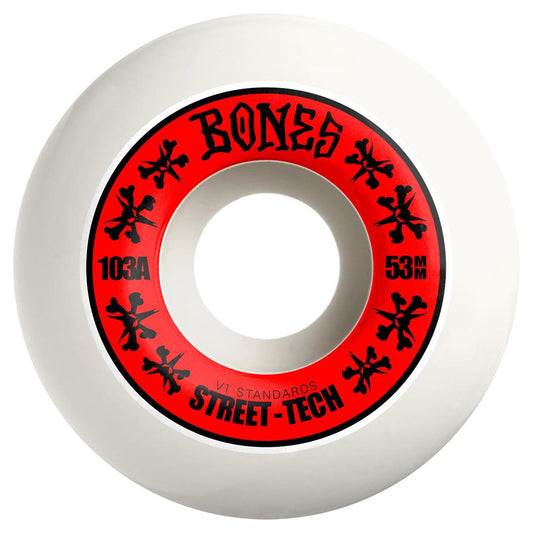 Bones Skateboard Wheels STF 53mm 103A V1 Standard SP26