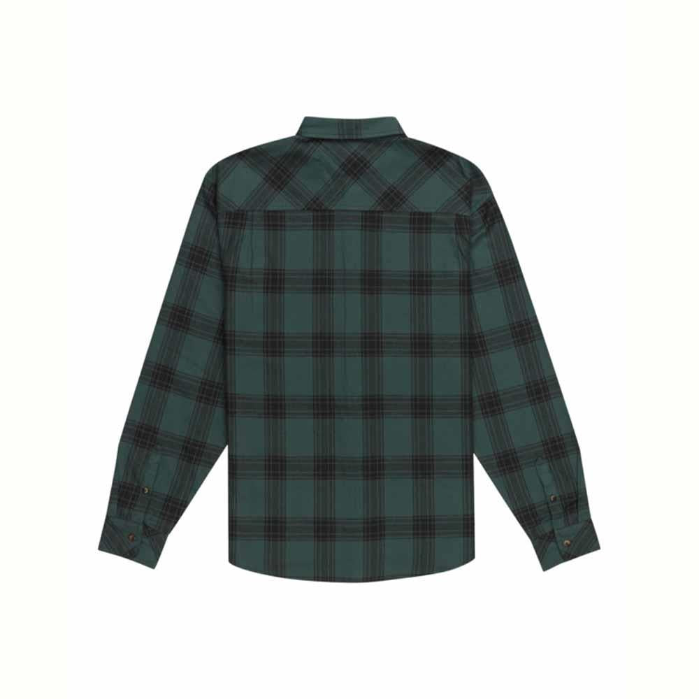 Element Skateboards Compass Long Sleeve Shirt Trekking Green Plaid