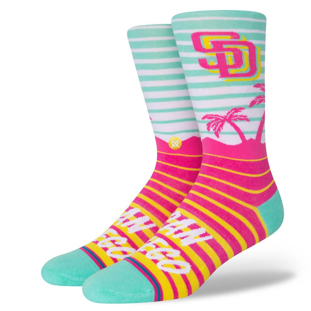 Stance Socks Diego Padres City Connect Crew Teal Large