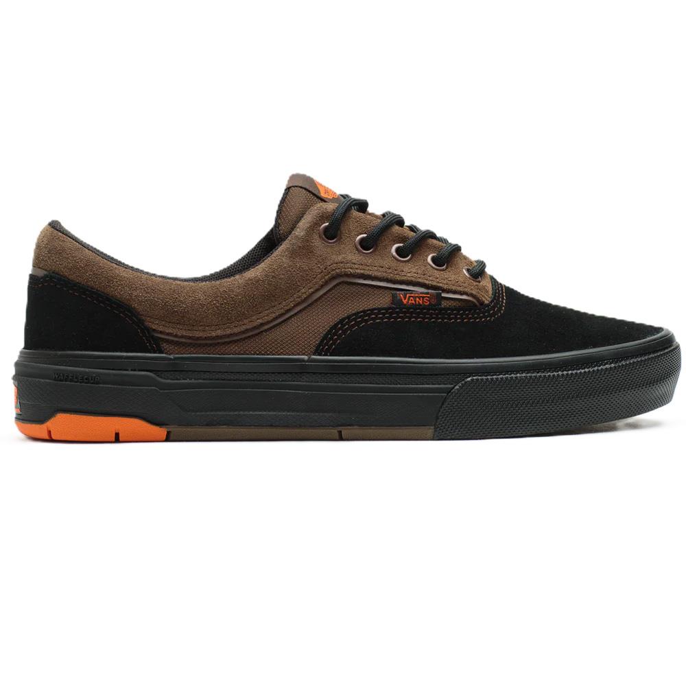 Vans Skate Era Wafflecup Skate Shoes Black Brown
