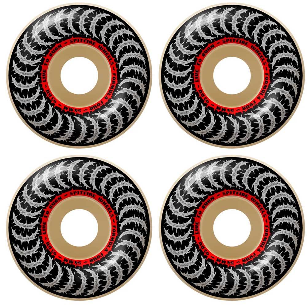 Spitfire Formula Four Skateboard Wheels Deathmask II Classic Natural 54mm 93a