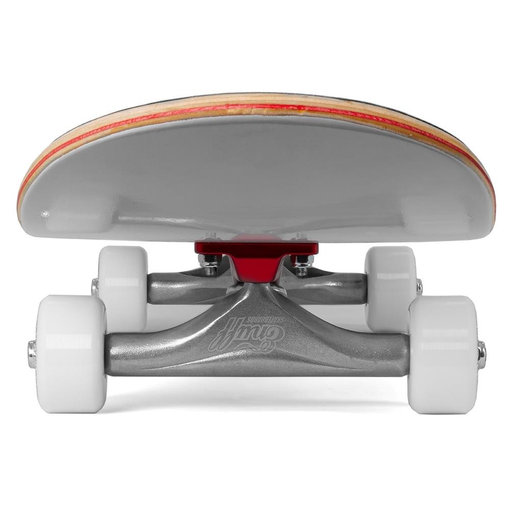 Enuff Lucky Cat Complete Skateboard 92A Medium Wheels White 8"