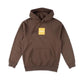 Huf 89 Box Logo Pullover Hooded Sweatshirt Chocolate