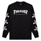 Thrasher Skateboard Mag Goat Long Sleeved T-Shirt Black