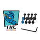 The Hardware Company THC LTD Cruz 1" Allen Bolts And Nuts Blue