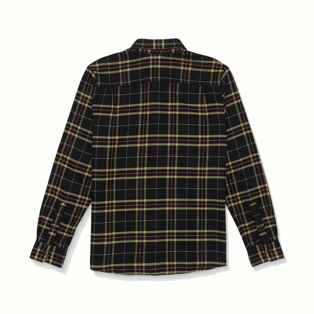 Volcom Netastone Flannel Shirt  Long Sleeve Black