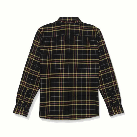 Volcom Netastone Flannel Shirt  Long Sleeve Black