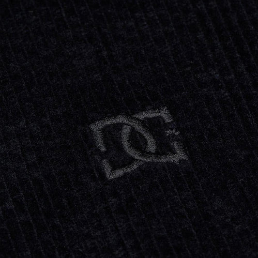 DC Shoe Co Backlash Corduroy Pullover Hooded Sweatshirt Black