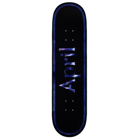 April OG Logo 'Fractured' Twin-Tail Skateboard Deck 8.5"