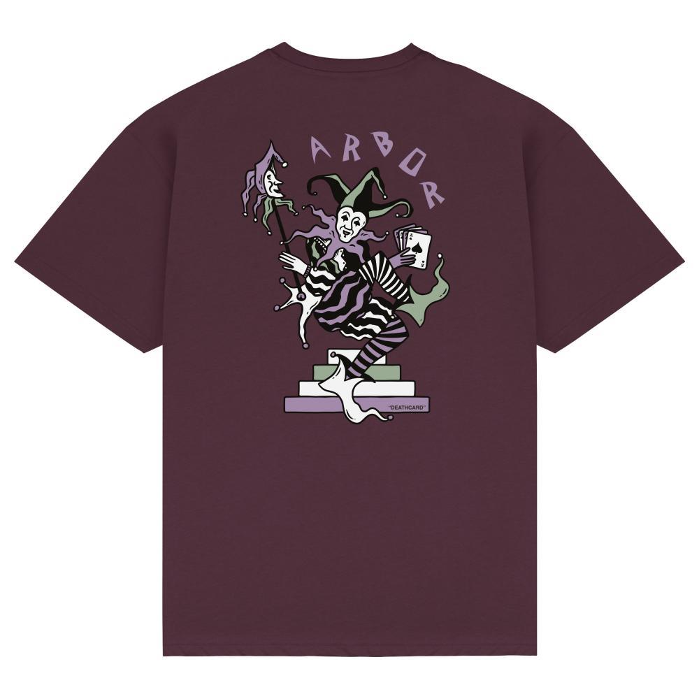 Arbor Skateboards Deathcard T-Shirt Mulberry