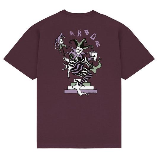 Arbor Skateboards Deathcard T-Shirt Mulberry
