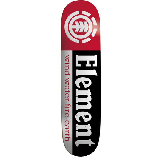Element Skateboards TW Section Skateboard Deck Black #9 7.75"