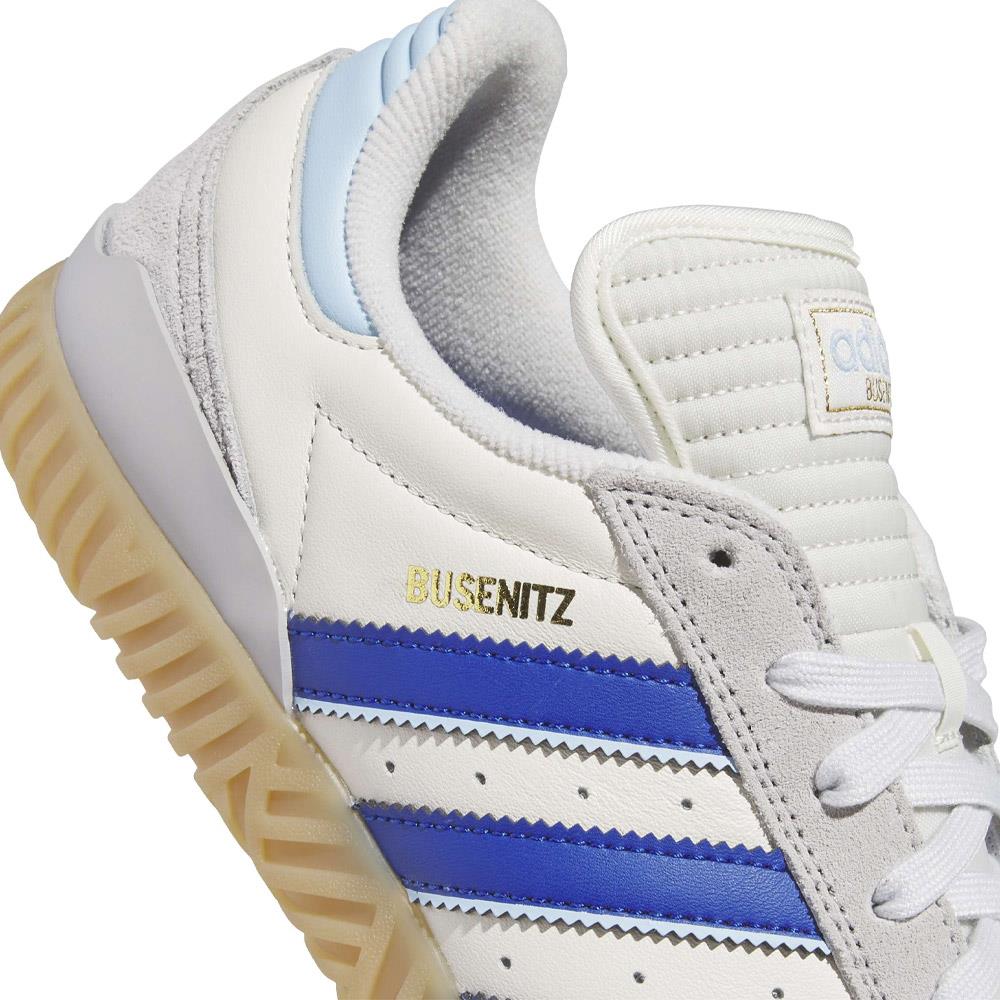 Adidas Skateboarding Busenitz Indoor Super Skate Shoes Grey Two Royal Blue Clear Sky