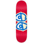 Krooked Skateboard Deck Eyes Glitter Fleck Red Cream 8.25"