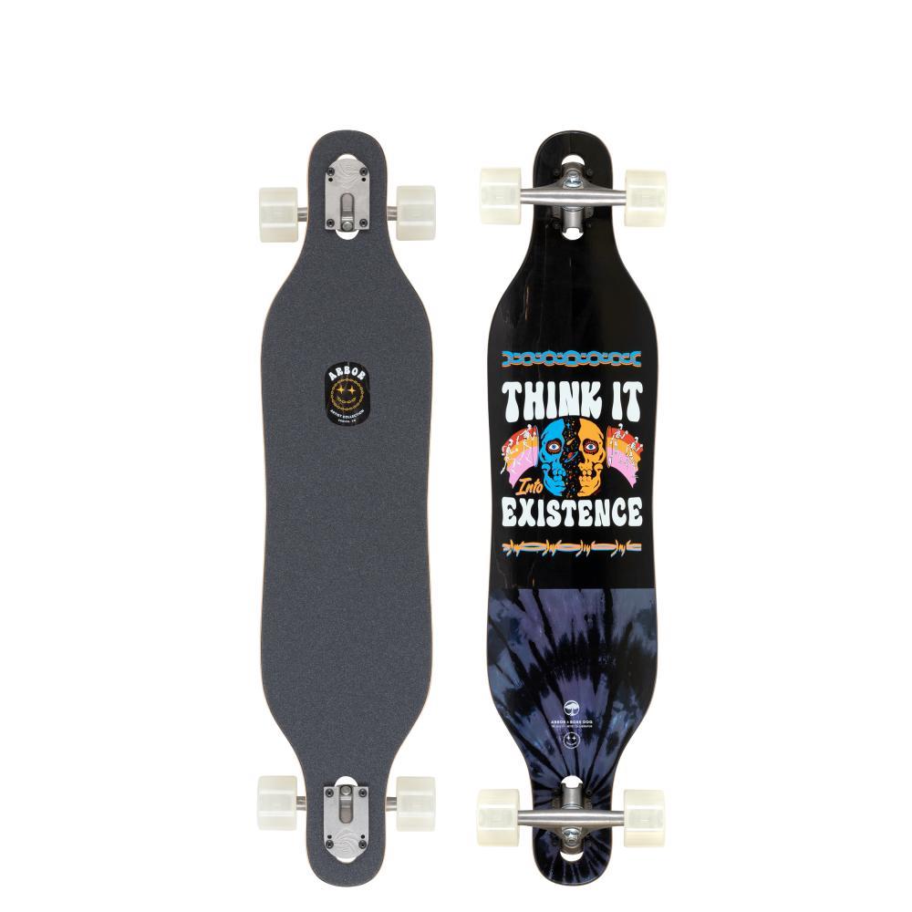 Arbor Performance Boss Dog Artist Axis Black Complete Cruiser Skateboard 37 IN