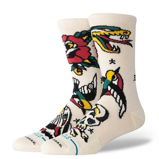 Stance Socks Flash Crew Canvas Large