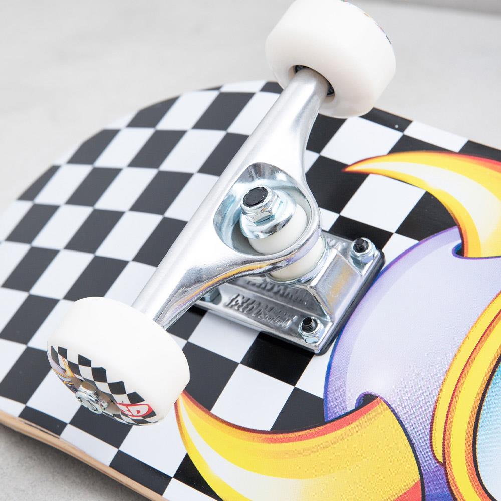 Speed Demons Tagger Factory Complete Skateboard Black White Checks 8.25''