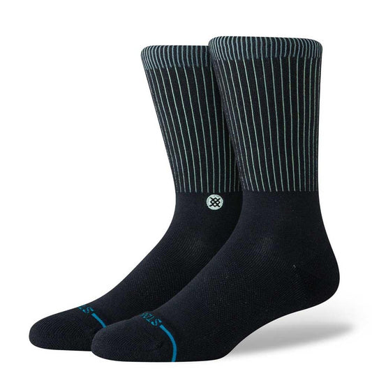 Stance Socks Icon Pop Crew Black Teal Large