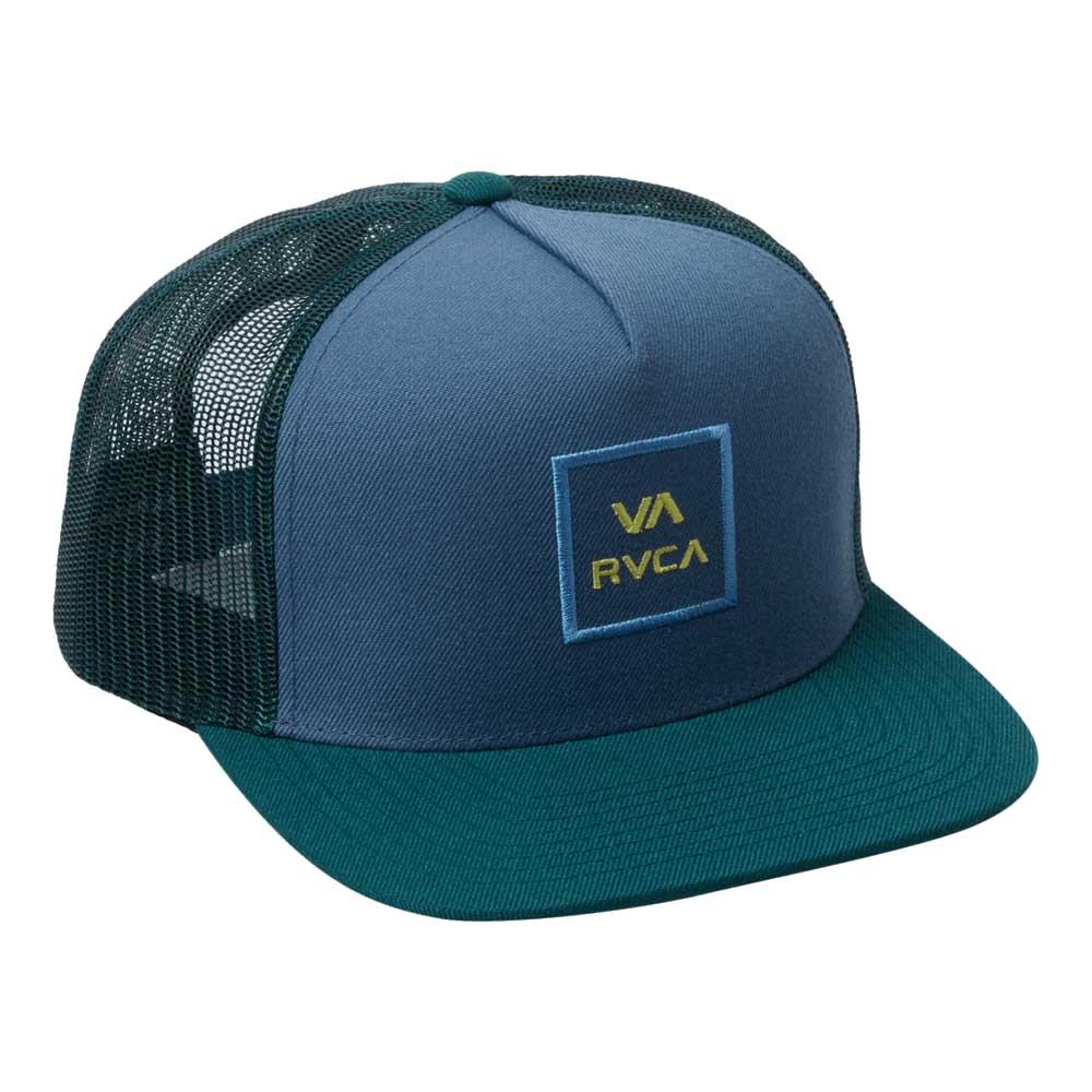 RVCA  VA All The Way Trucker Cap Blue Lead