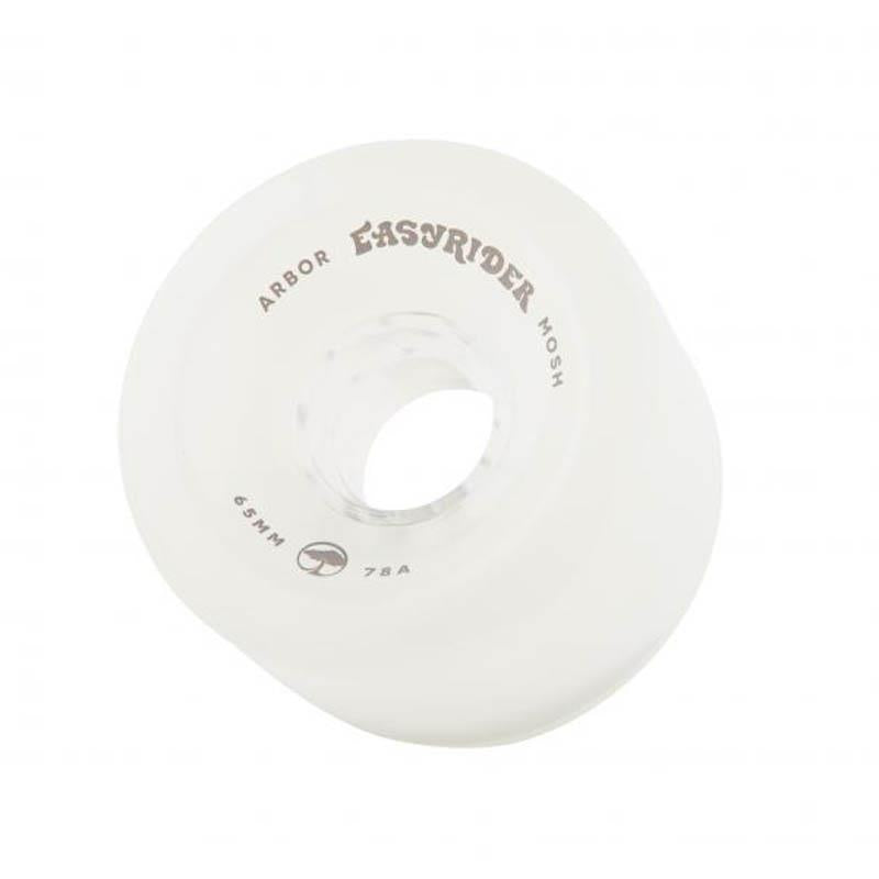 Arbor Easyrider Skateboard Wheels Mosh 78a Ghost White 65mm