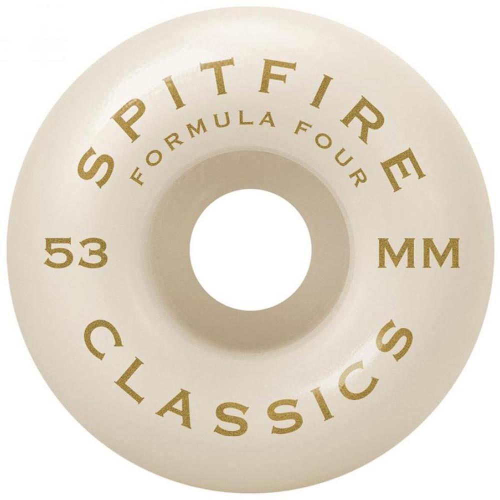 Spitfire Formula Four Classic Skateboard Wheels 99a Natural 53mm
