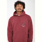 Volcom Lintell Classic Pullover Hooded Sweatshirt Merlot