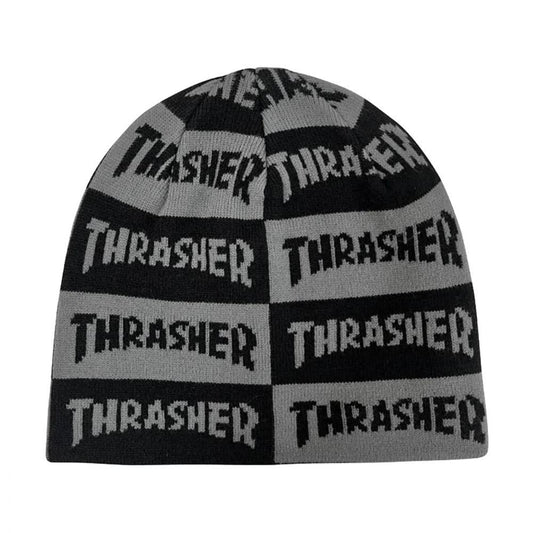 Thrasher Beanie Mag Checkered Black/Grey One Size