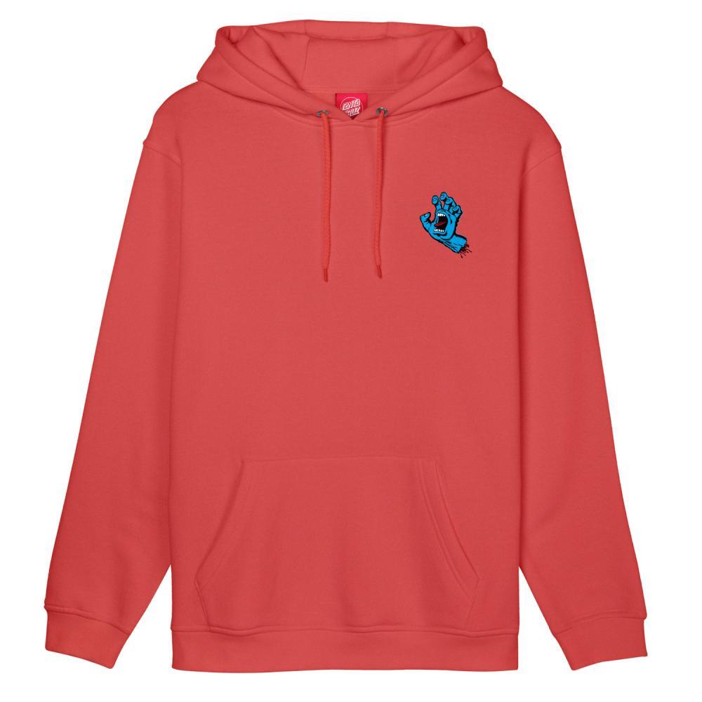 Santa Cruz Screaming Hand Chest Hooded Sweatshirt Astro Dust