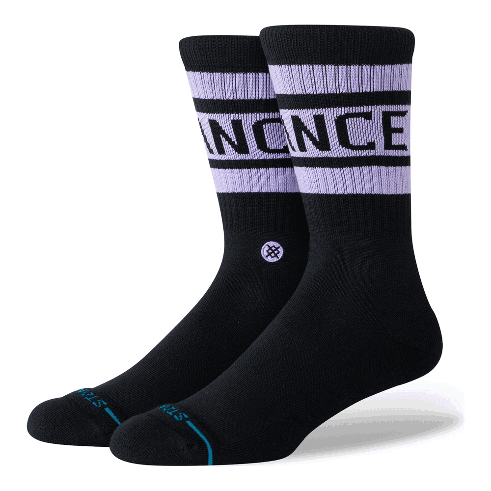 Stance Boyd Crew Socks Purple Large Uk7-11