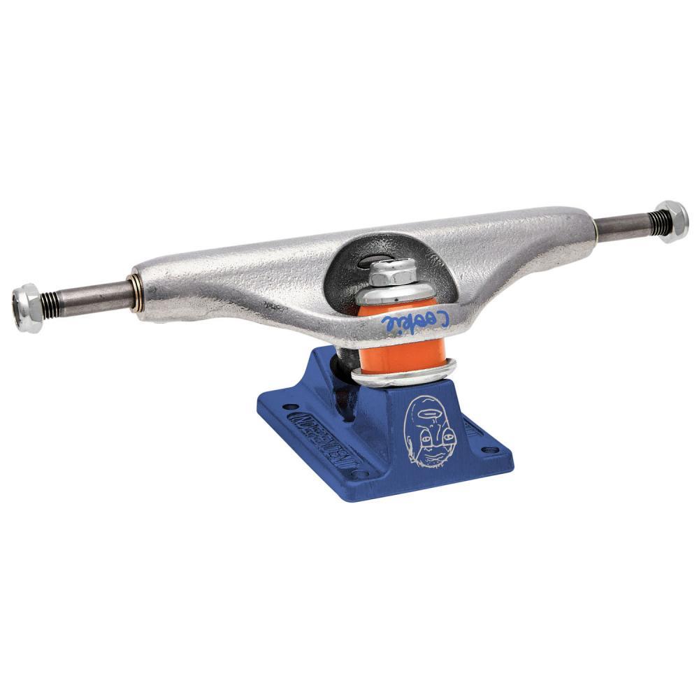 Indy Stage 11 Skateboard Trucks Colbourn Faces 149 Standard Silver Blue 149mm