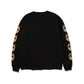 HUF X Spitfire Chrome Head Long Sleeve T-Shrirt Black